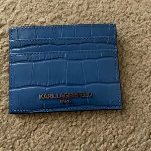 Karl Lagerfeld card holder- leather